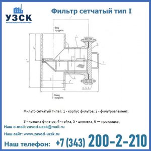 Фильтр сетчатый ФС по Т-ММ-11-2003 в Нефтекамске