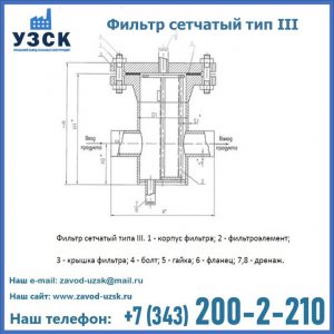 Фильтр сетчатый ФС по Т-ММ-11-2003 в Нефтекамске