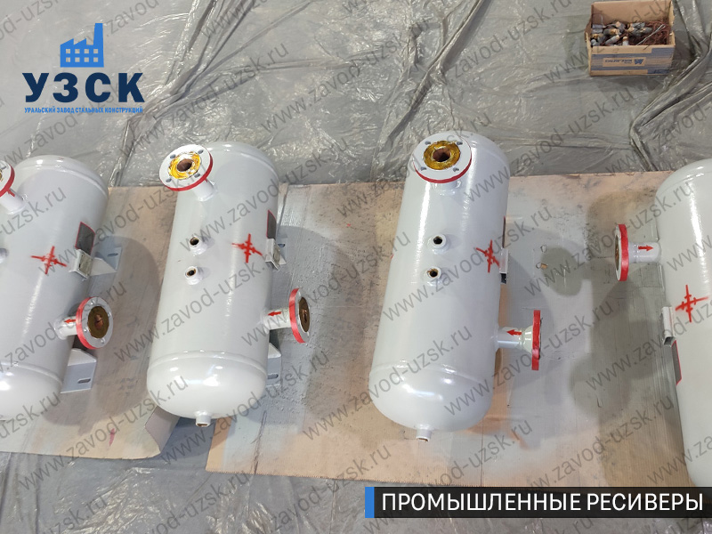 фотография емкостных ресиверов газа Нефтекамск